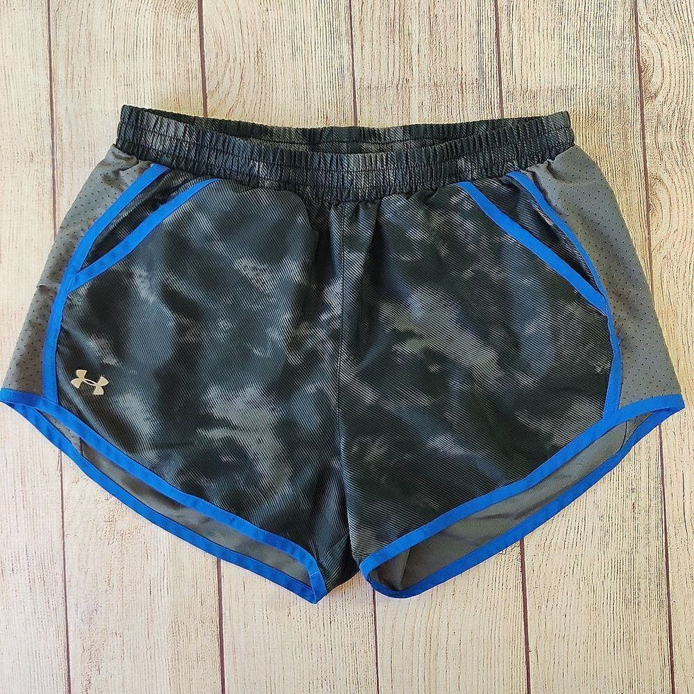 Under Armour 3" tie dye running shorts